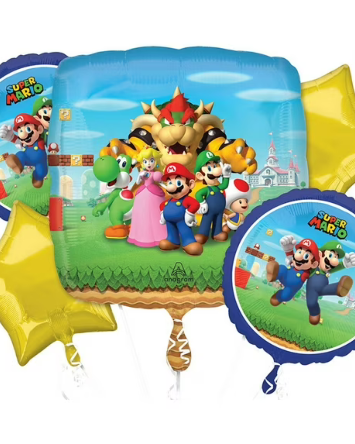 Mario Bros Balloon Bouquet