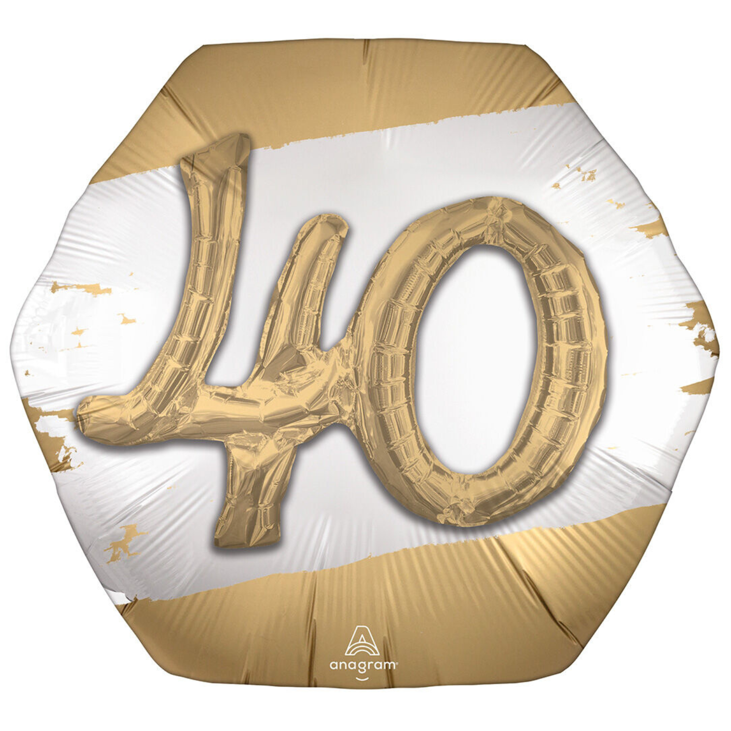 Mylar-1-26-.png 30" Golden Age 40 Balloon - Image 1
