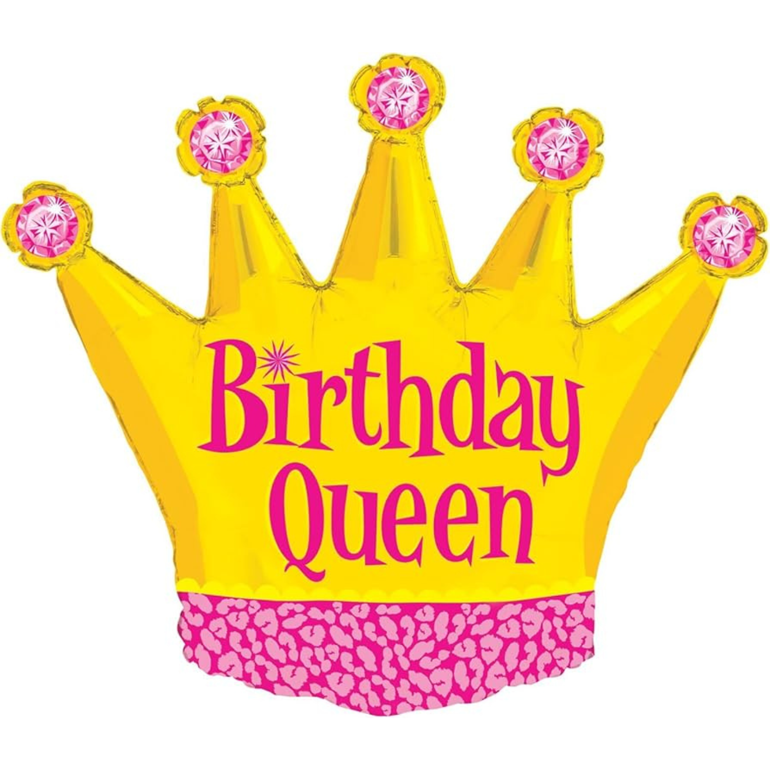 Mylar-1-37-.png 36" Birthday Queen Balloon #77 - Image 1