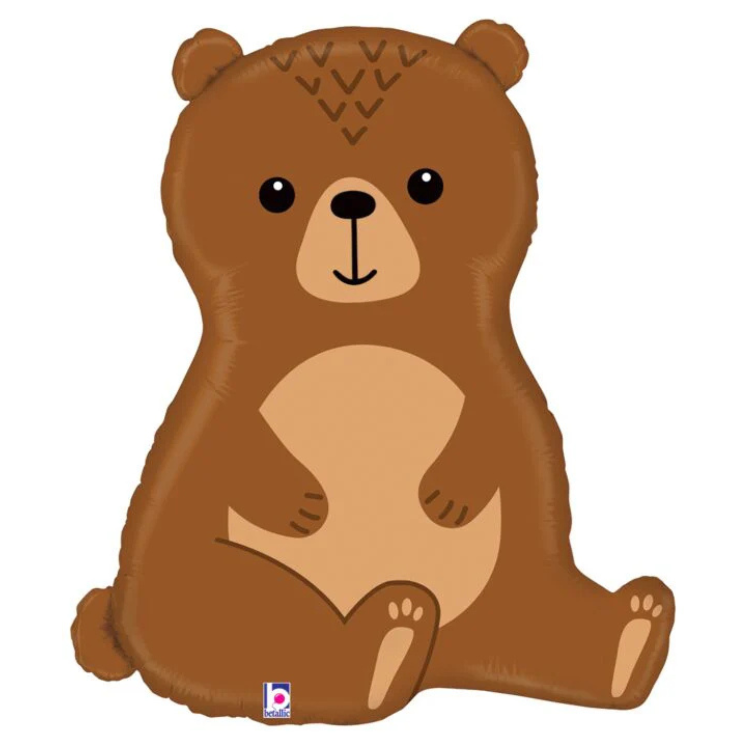 Mylar-1-42.png 34" WOODLAND BEAR SHAPE BALLOON #152 - Image 1