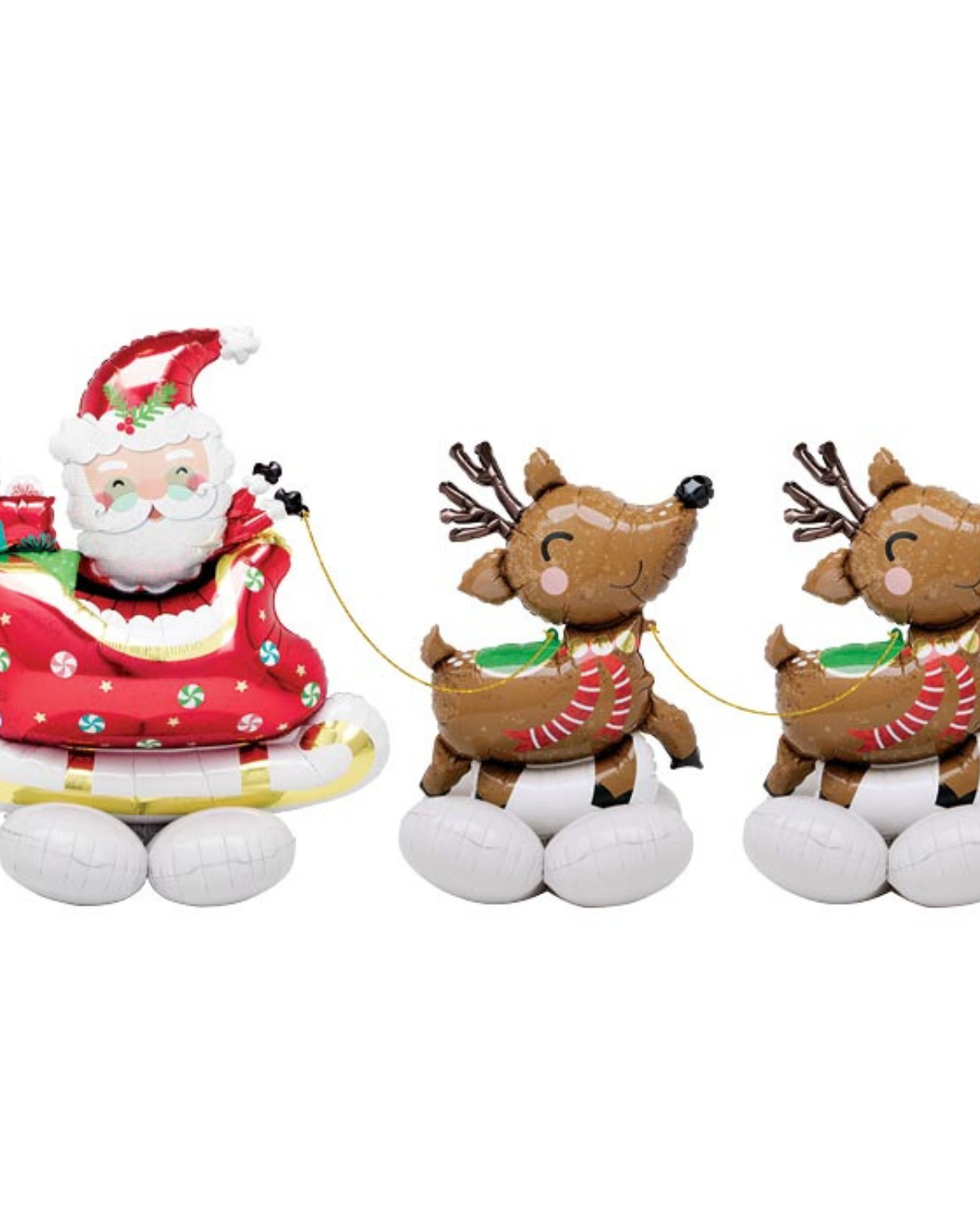 99" Santa Reindeer Air Walker Balloon