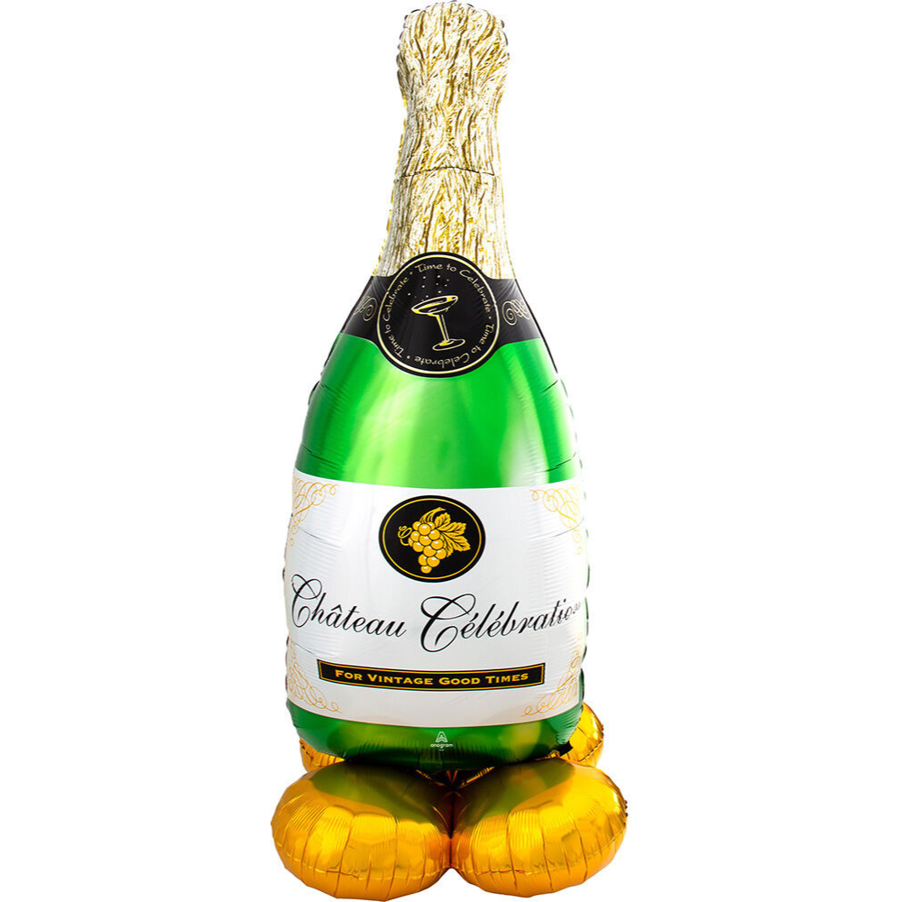 Mylar-Ba-1-16-.png 60" Bubbly Champagne Bottle AirLoonz Balloon - Image 1