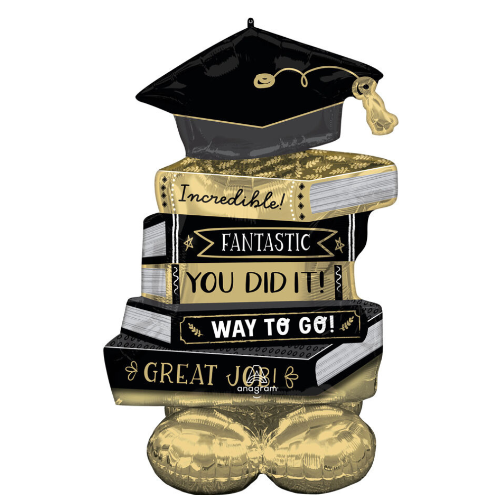 Mylar-round-1-27-.png 45" Graduation Books AirLoonz - Image 1