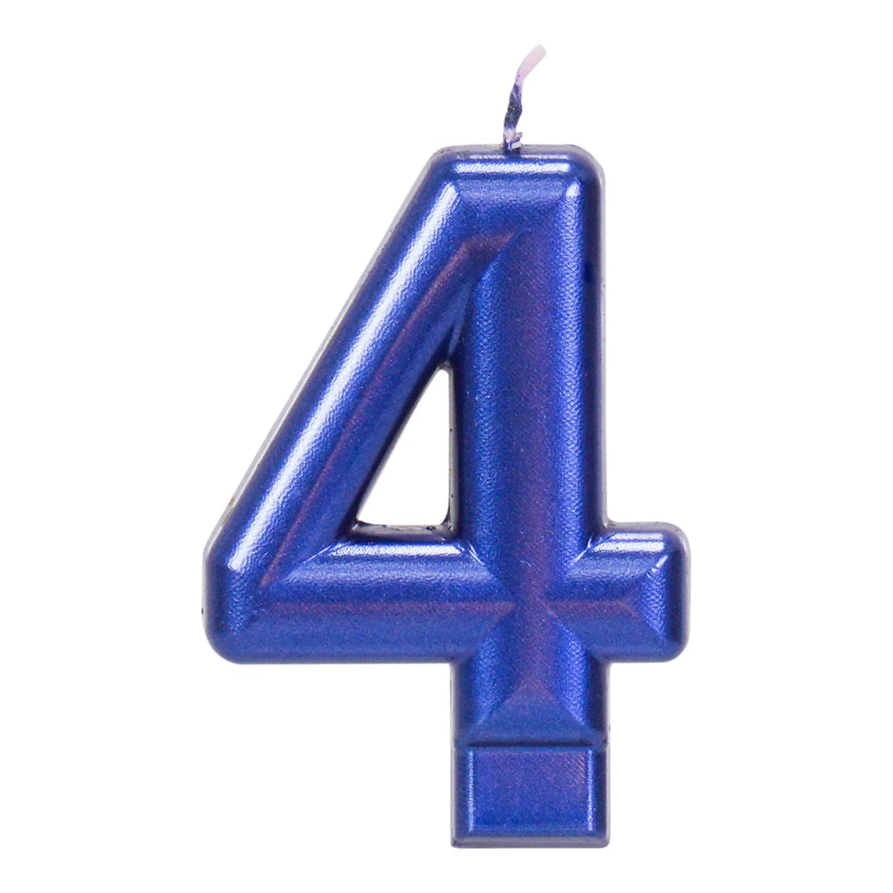 NU3-BM4-01_1_b28f1b48-dc60-4b4c-ad34-f3933bac9ed5_1024x1024-jpg-1.jpg Blue Metallic 3.25 inch Number Candles #4 - Image 1