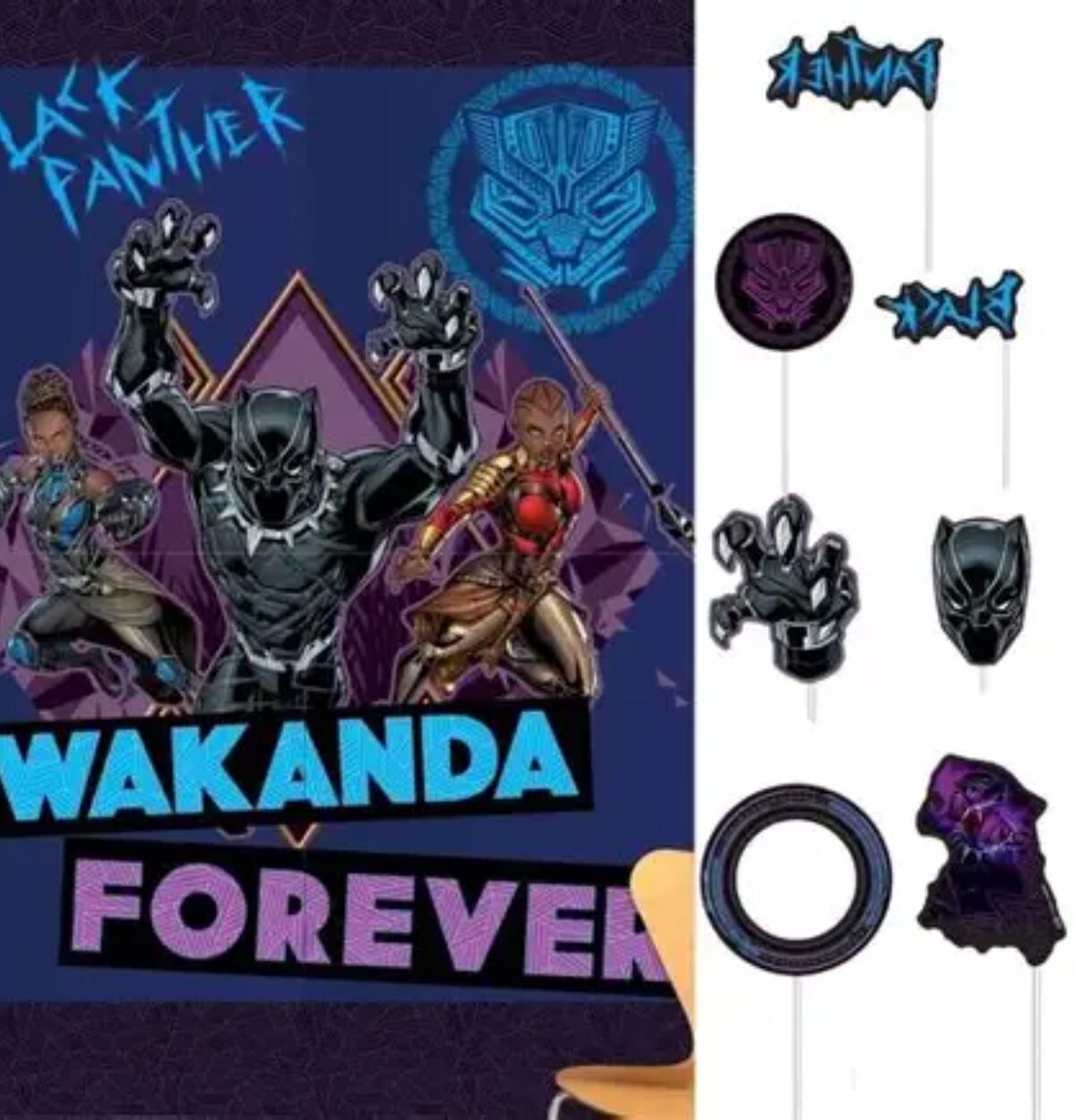 Black Panther Wakanda Forever Scene Setter w/ Props