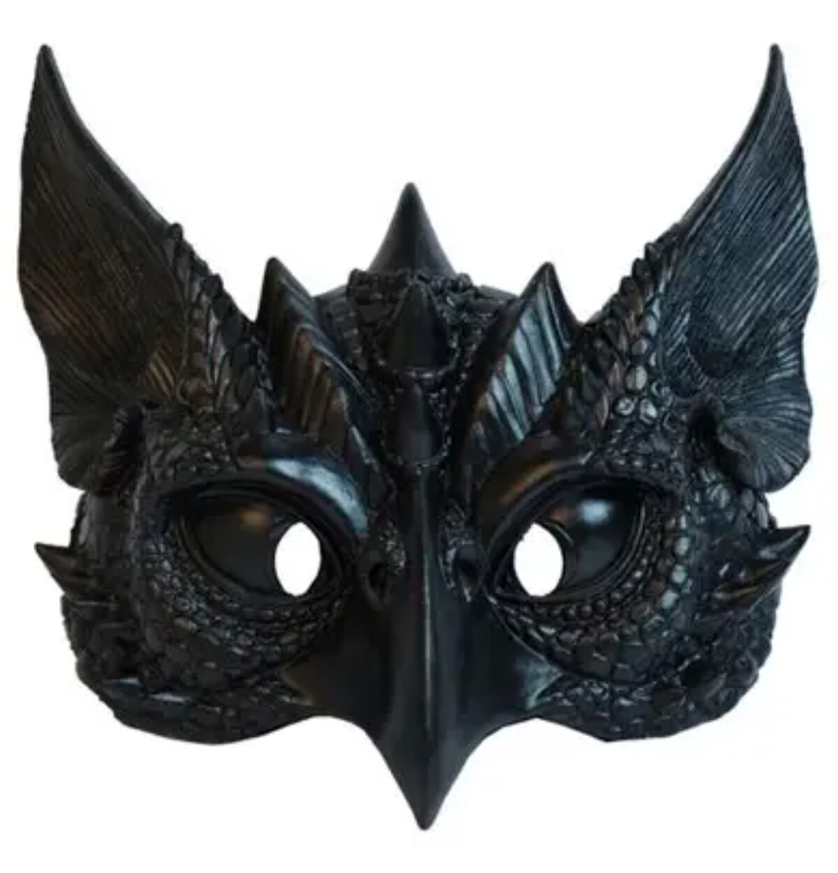 Mask-Dragon/Bird Mask (2/asst. Black/Green)