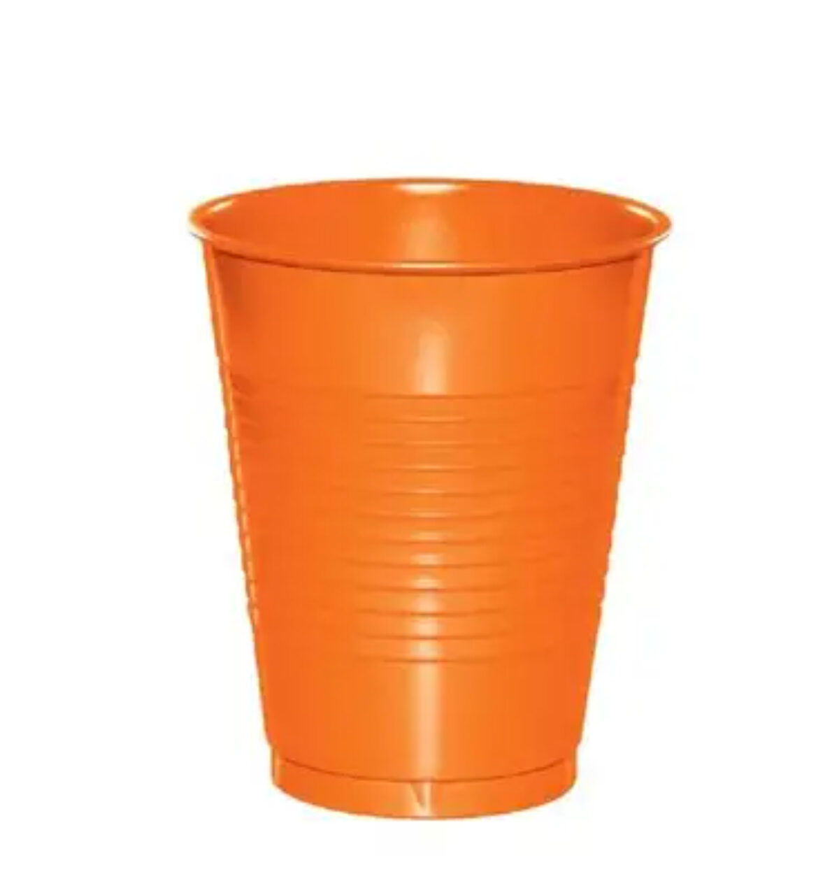 Sun-kissed Orange 16oz Plastic Cups 20ct.