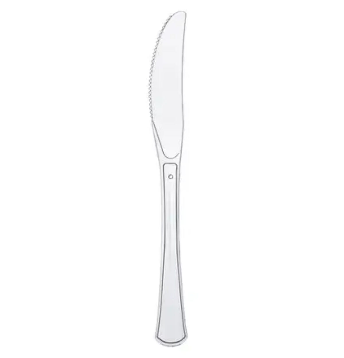 Clear Knives 24ct.