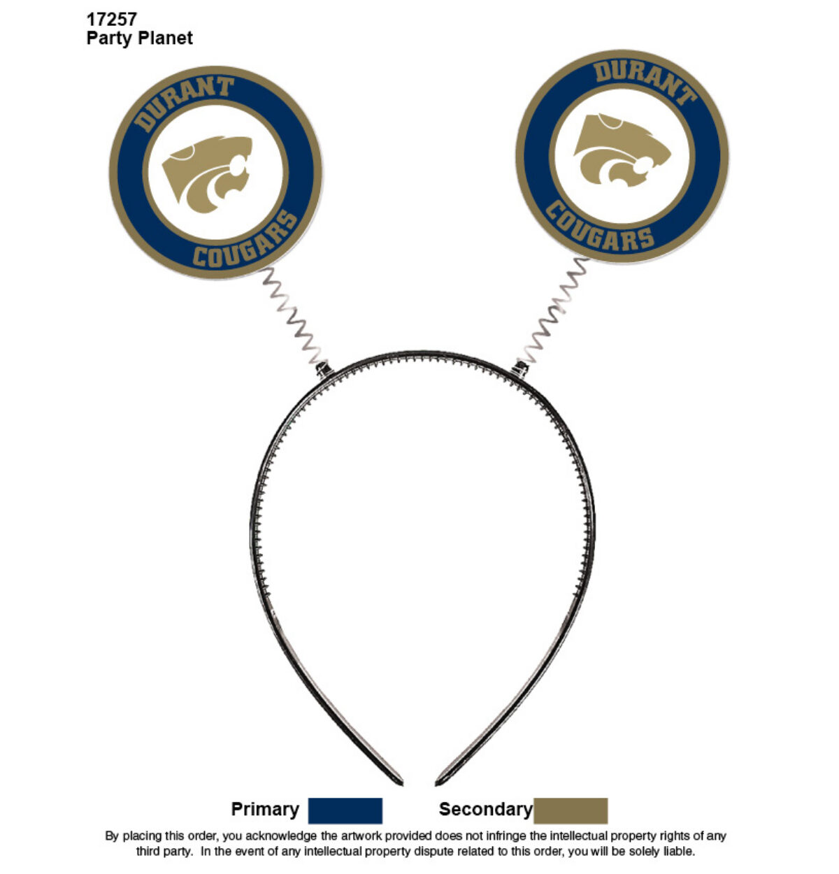 DURANT School Spirit Boppers