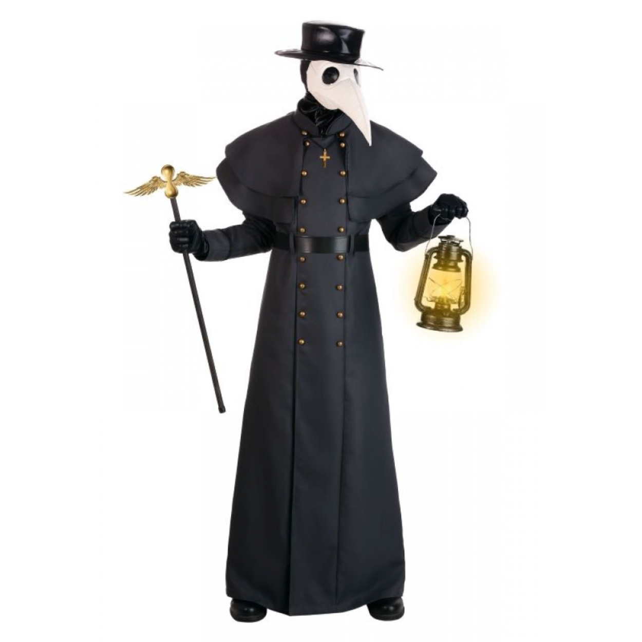 PD1103-1000x1000h-2.jpg PLAGUE DOCTOR ADULT COSTUME KIT - OS - Image 1