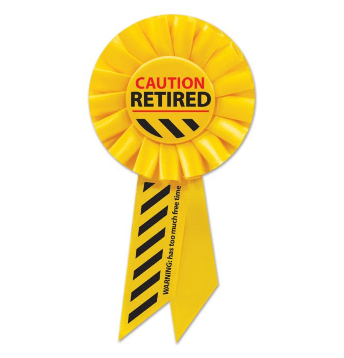 Caution Retired Ribbon