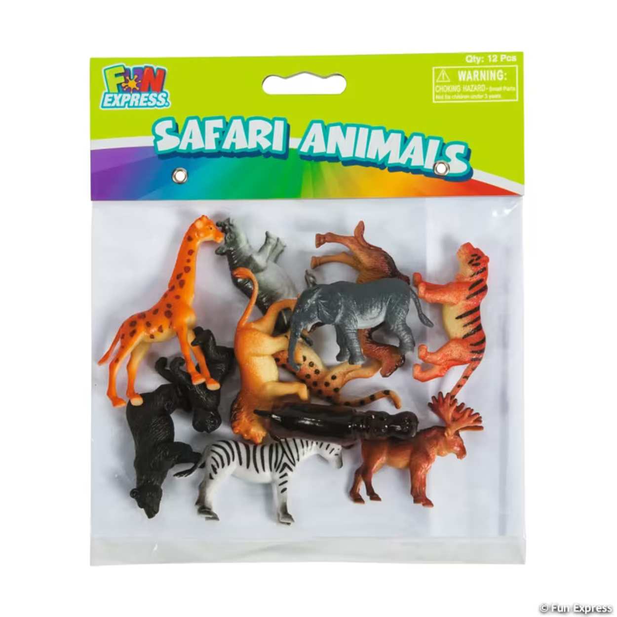 Safari_Animal_Toys.jpg Value Pack Safari Animals 12ct. - Image 1