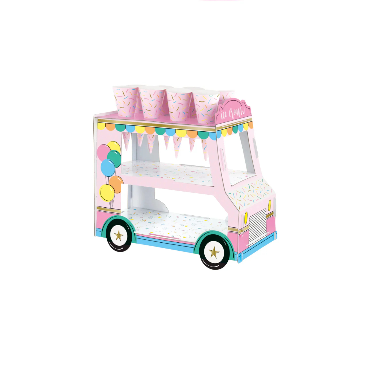 ScreenShot2024-04-14at3-36-15PM.jpg Rainbow Birthday Sweets Ice Cream Truck Dessert Stand with Ice Cream Wrappers - Image 1