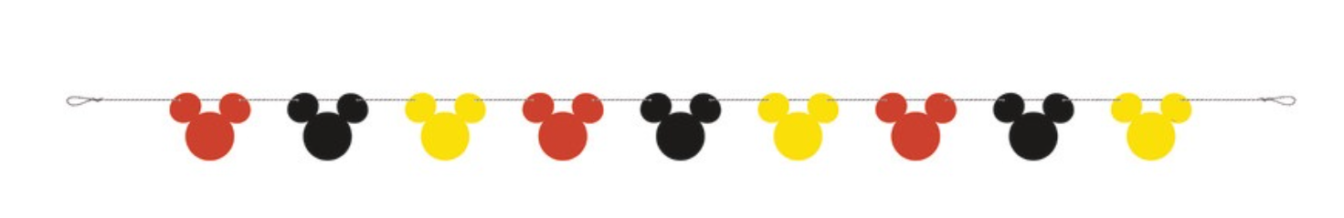 Screenshot-2026-01-06-164047.png Disney Mickey Mouse Garland Banner 7ft. - Image 1