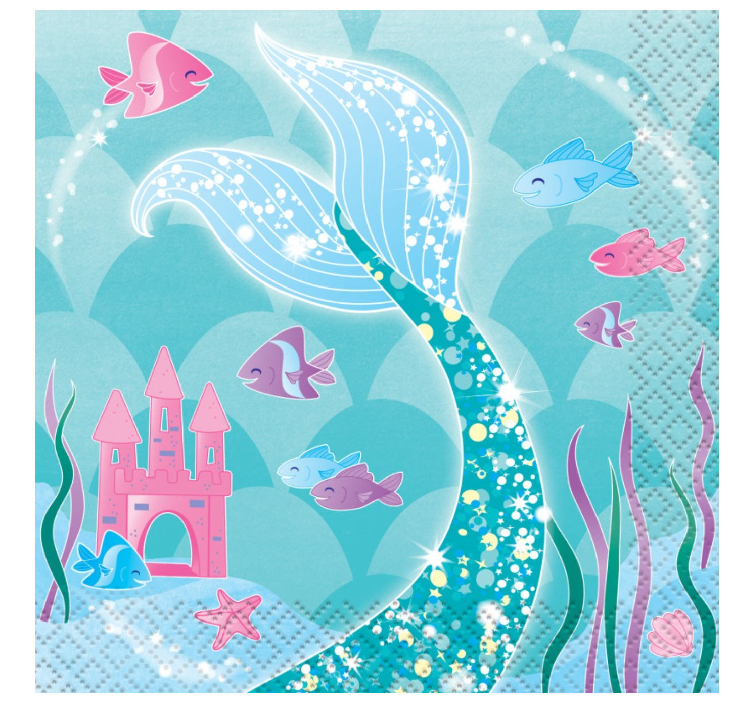 Screenshot-2026-01-07-113801.png Mermaid Beverage Napkins 16ct - Image 1