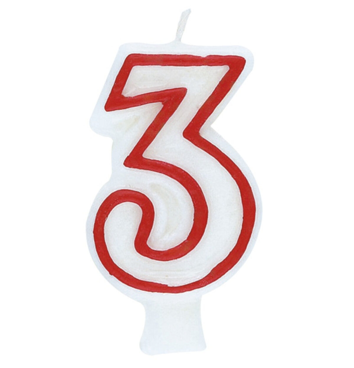 Deluxe Numeral Candle 3