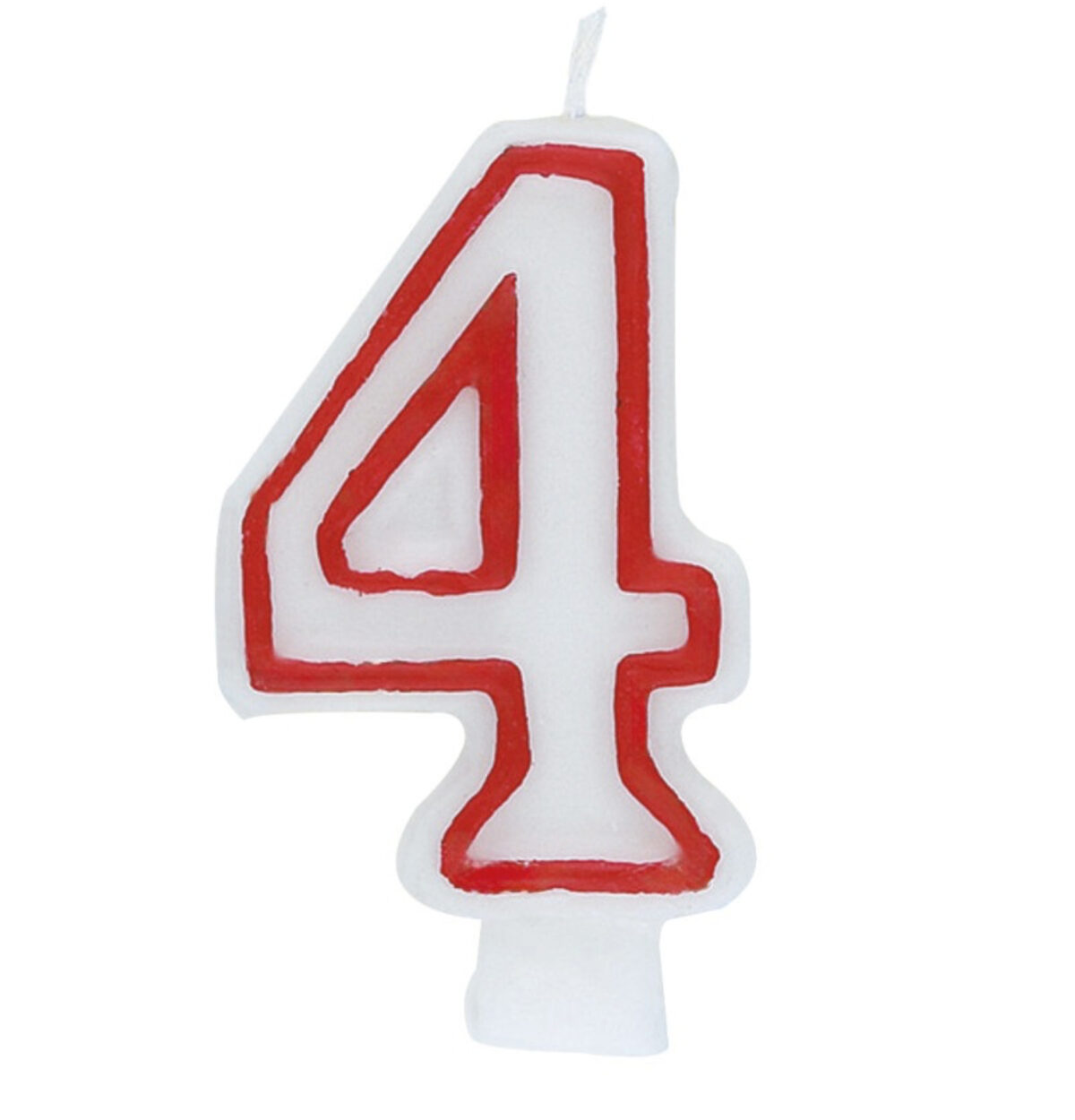 Deluxe Numeral Candle 4
