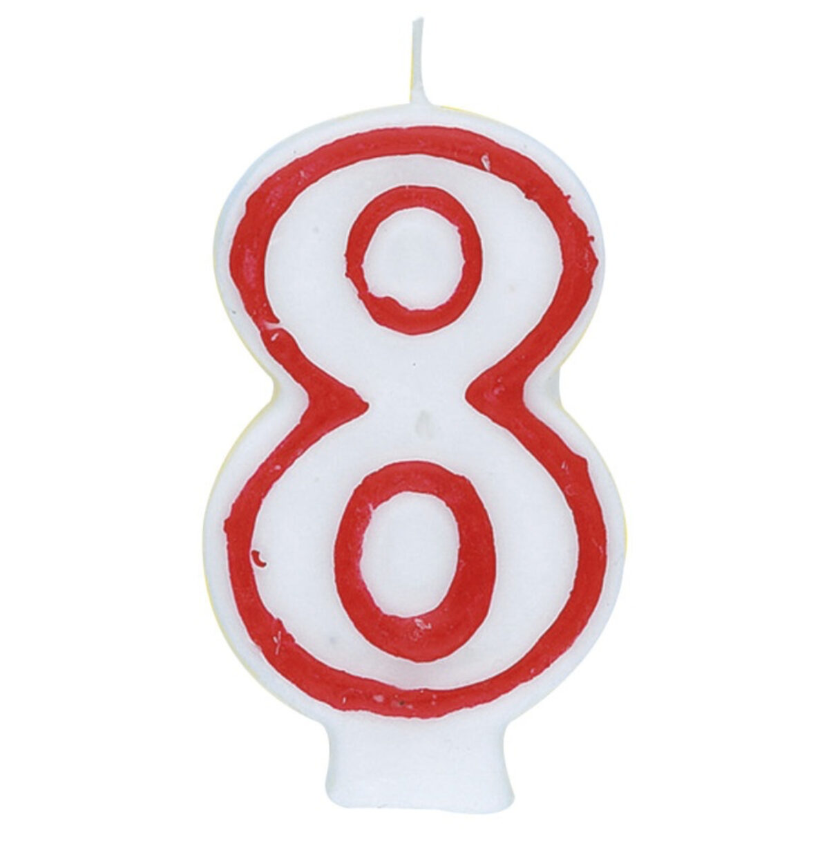 Deluxe Numeral Candle 8