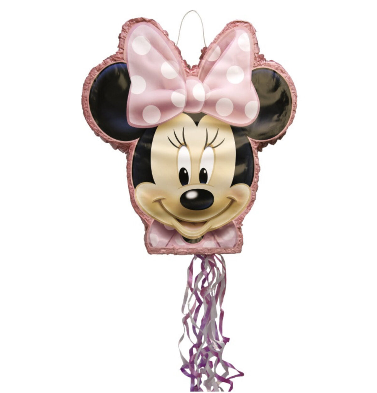 MINNIE SHAPED DRUM PULL PINATA