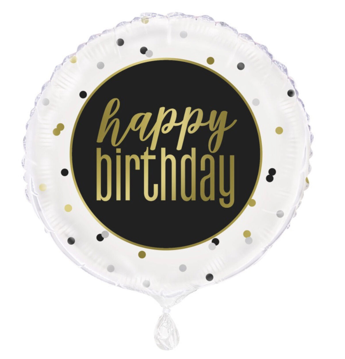18'' Metallic Happy Birthday Balloon #145
