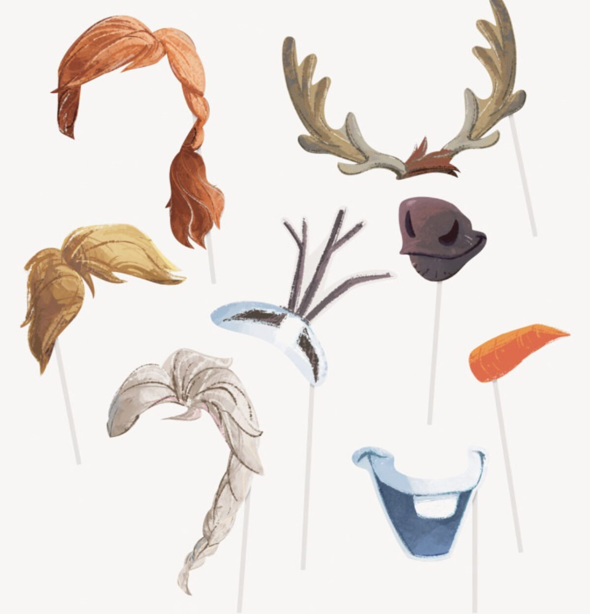 Frozen 2 Photo Props