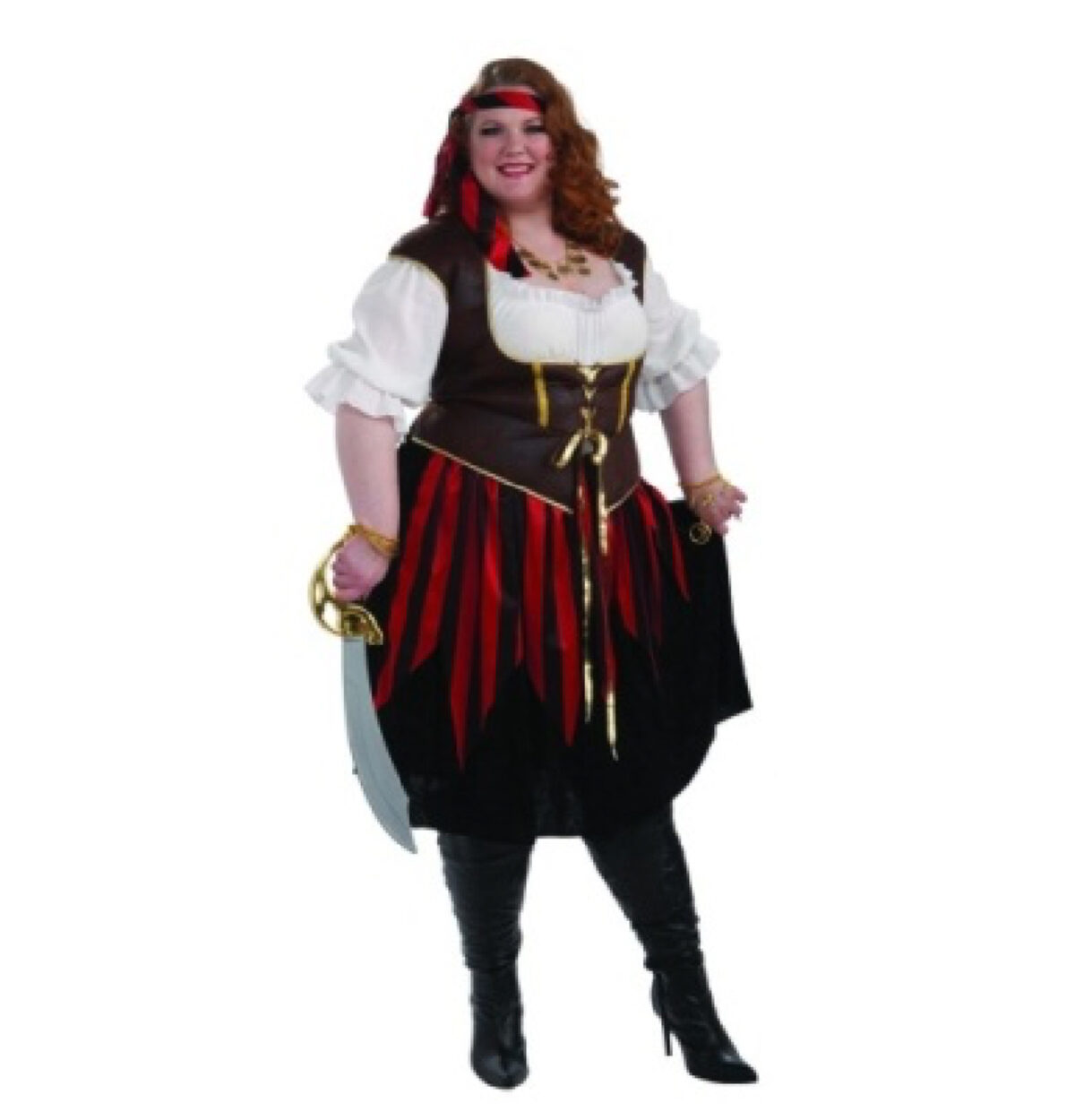 Pirate Lady Adult Costume - Plus
