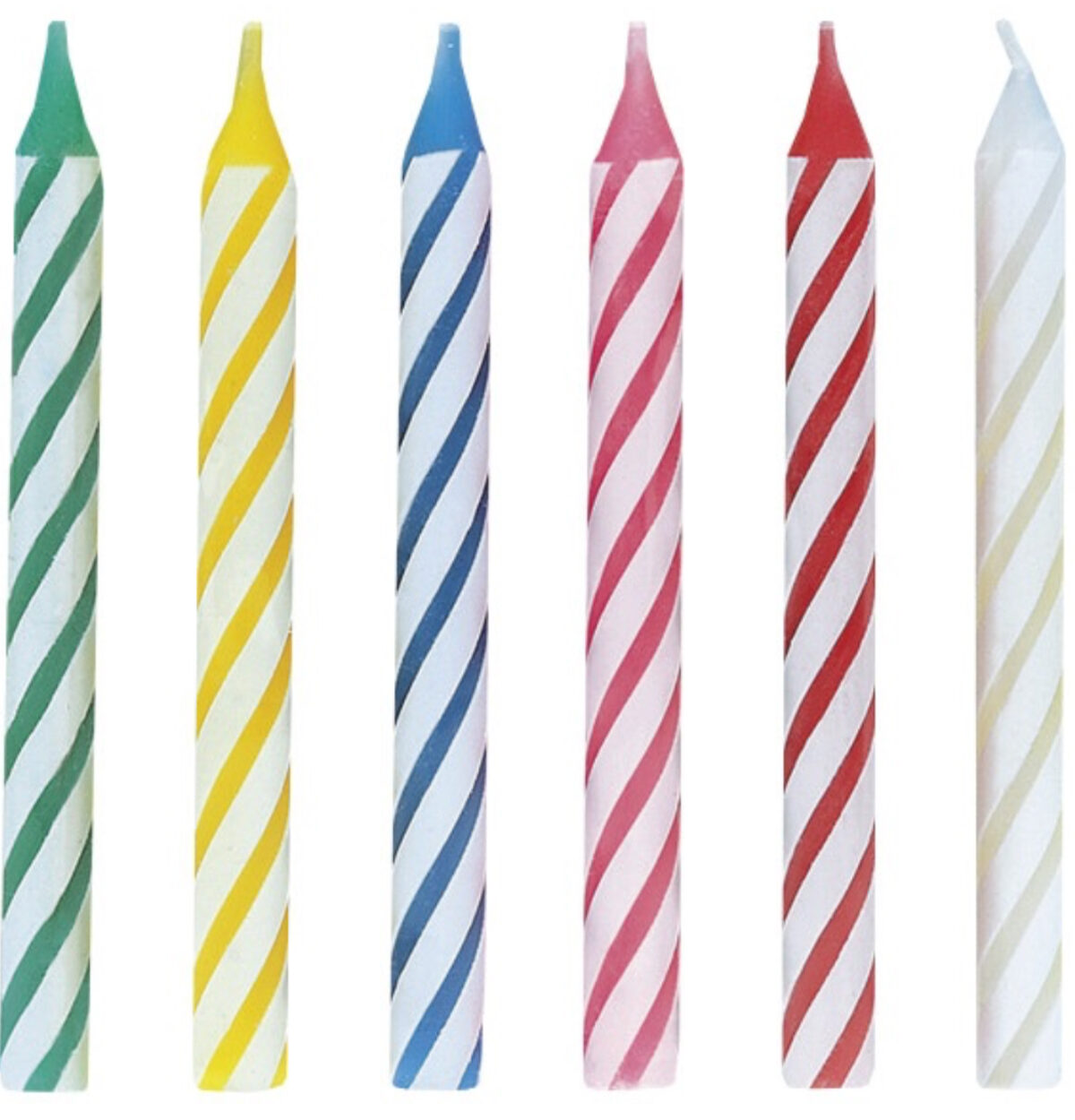 Multicolor Birthday Candles 12ct.