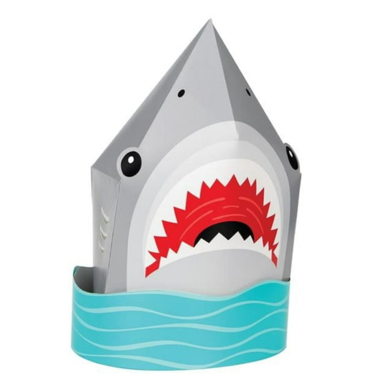 Shark Party 3-D Centerpiece 7"x11"