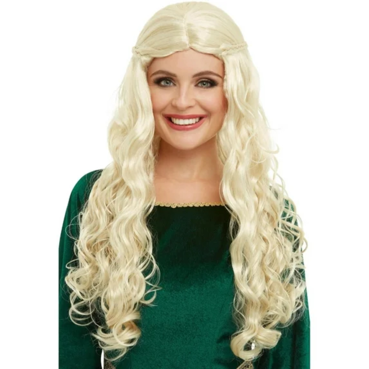Smiffy-s-Costumes-Womens-Medieval-Dragon-Goddess-Wig-Costume-Accessory_c0c2bf57-7921-4891-ab7b-10dad.jpg Medieval Dragon Goddess Wig - Image 1