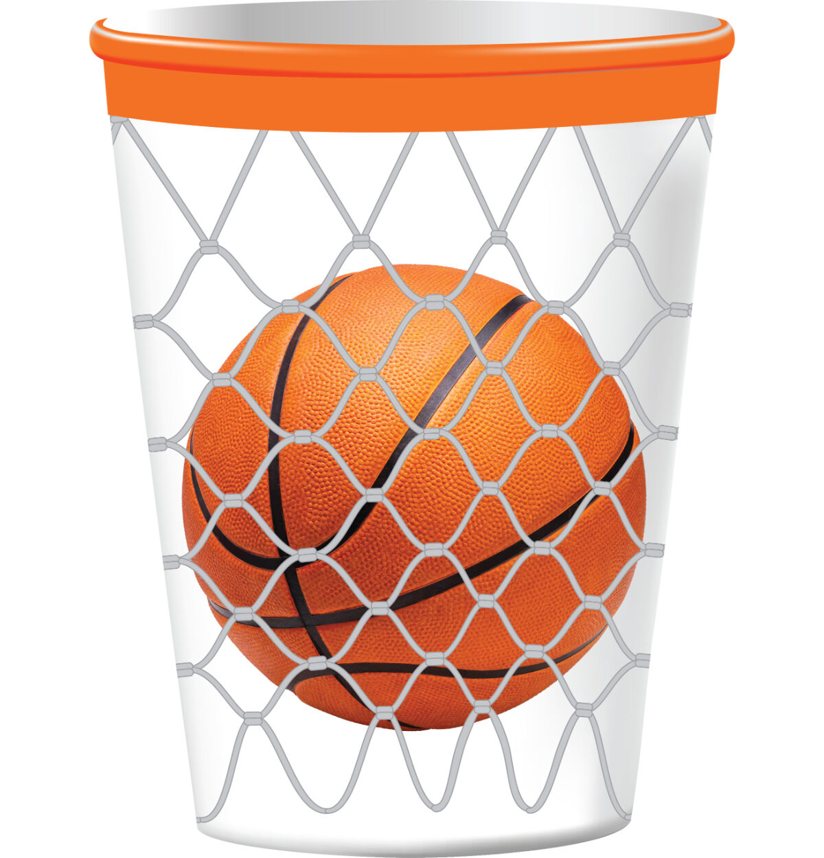Basketball 9oz Cup, 8ct.