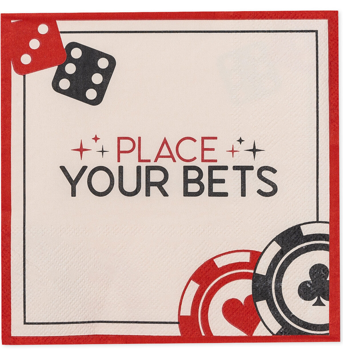 Casino Place Your Bets Lunch Napkin, 16ct.