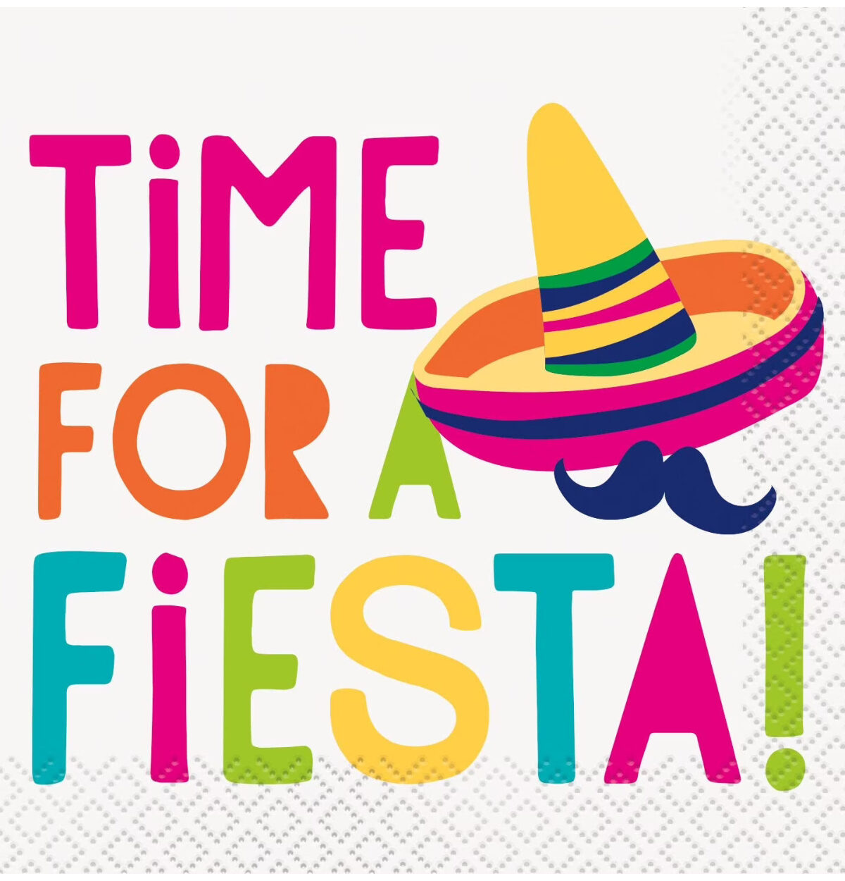 Time for a Fiesta Beverage Napkins 16ct.