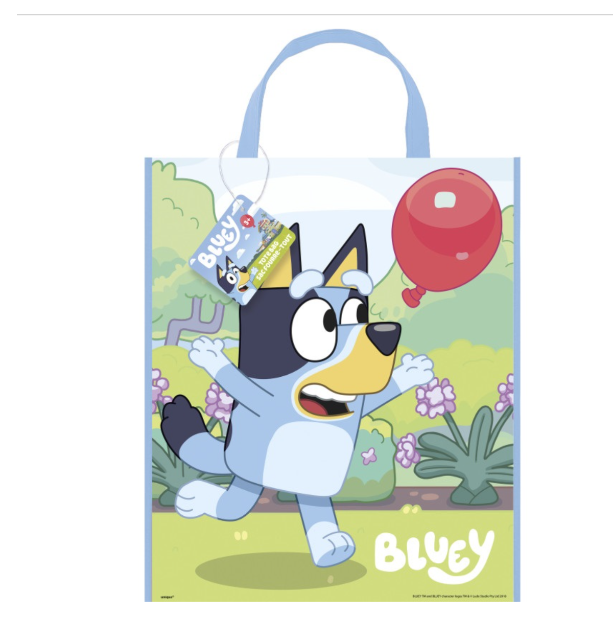 Bluey Party Tote Bag 13" x 11"