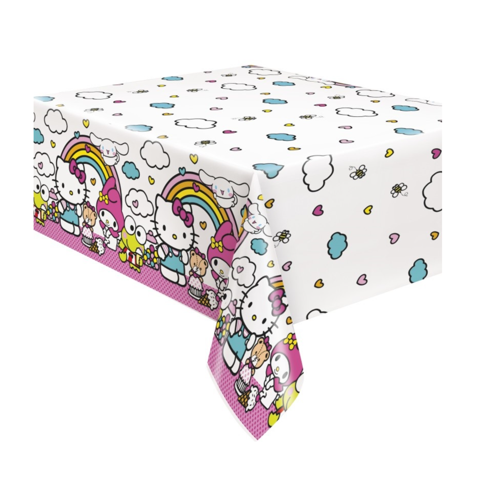 Untitled-design-2026-03-03T131038-488.png Hello Kitty & Friends Rectangular Plastic Table Cover 54" x 84" - Image 1