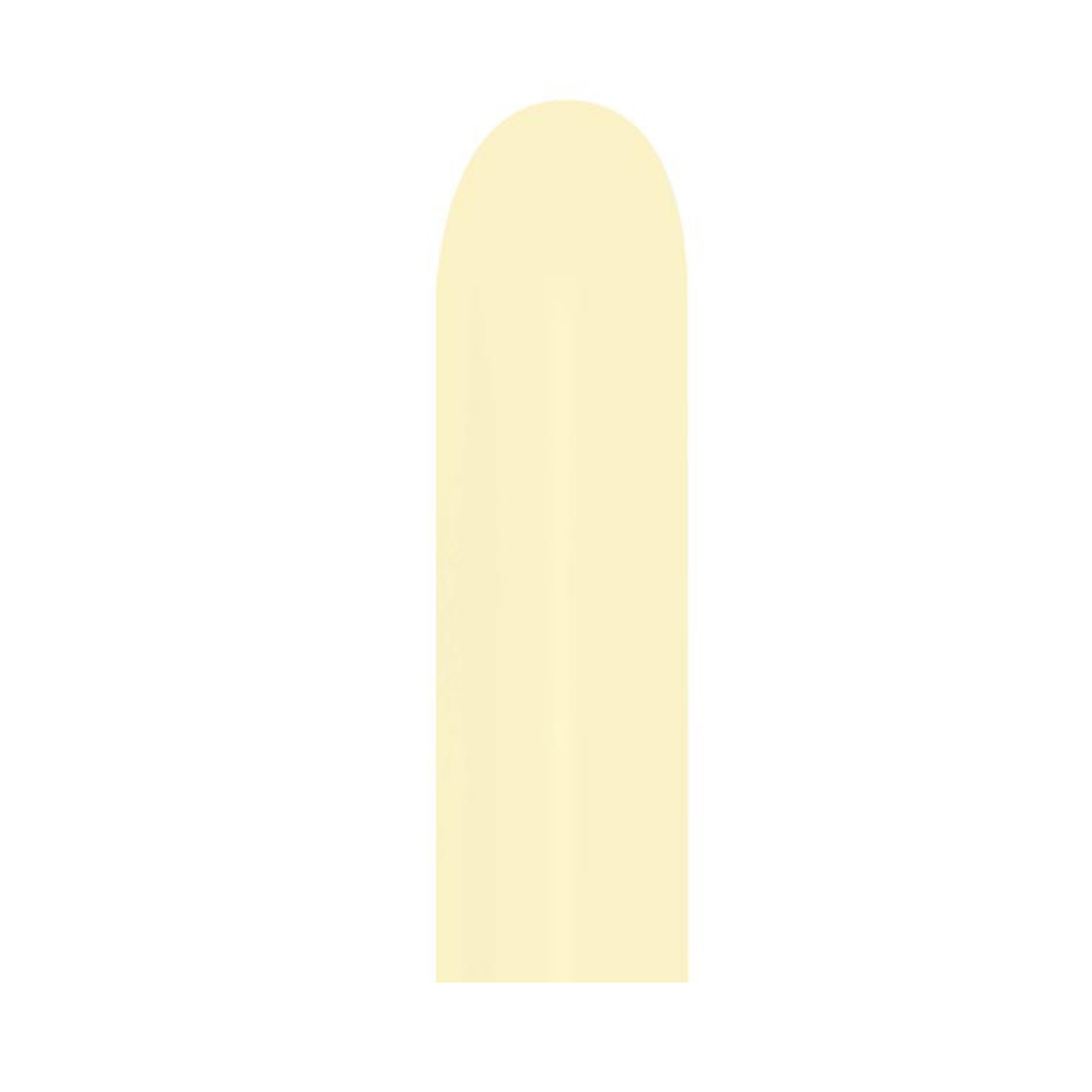 Untitled-design-41.png Sempertex 260B Pastel Matte Yellow Latex Balloon 50ct. - Image 1