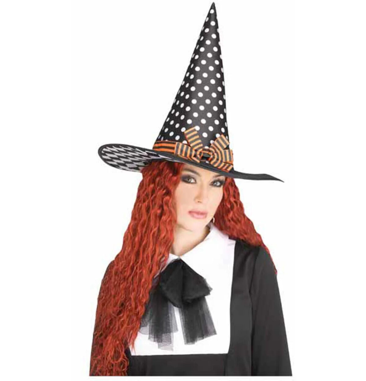 Vintage Dot Witch Hat Assorted Styles-1