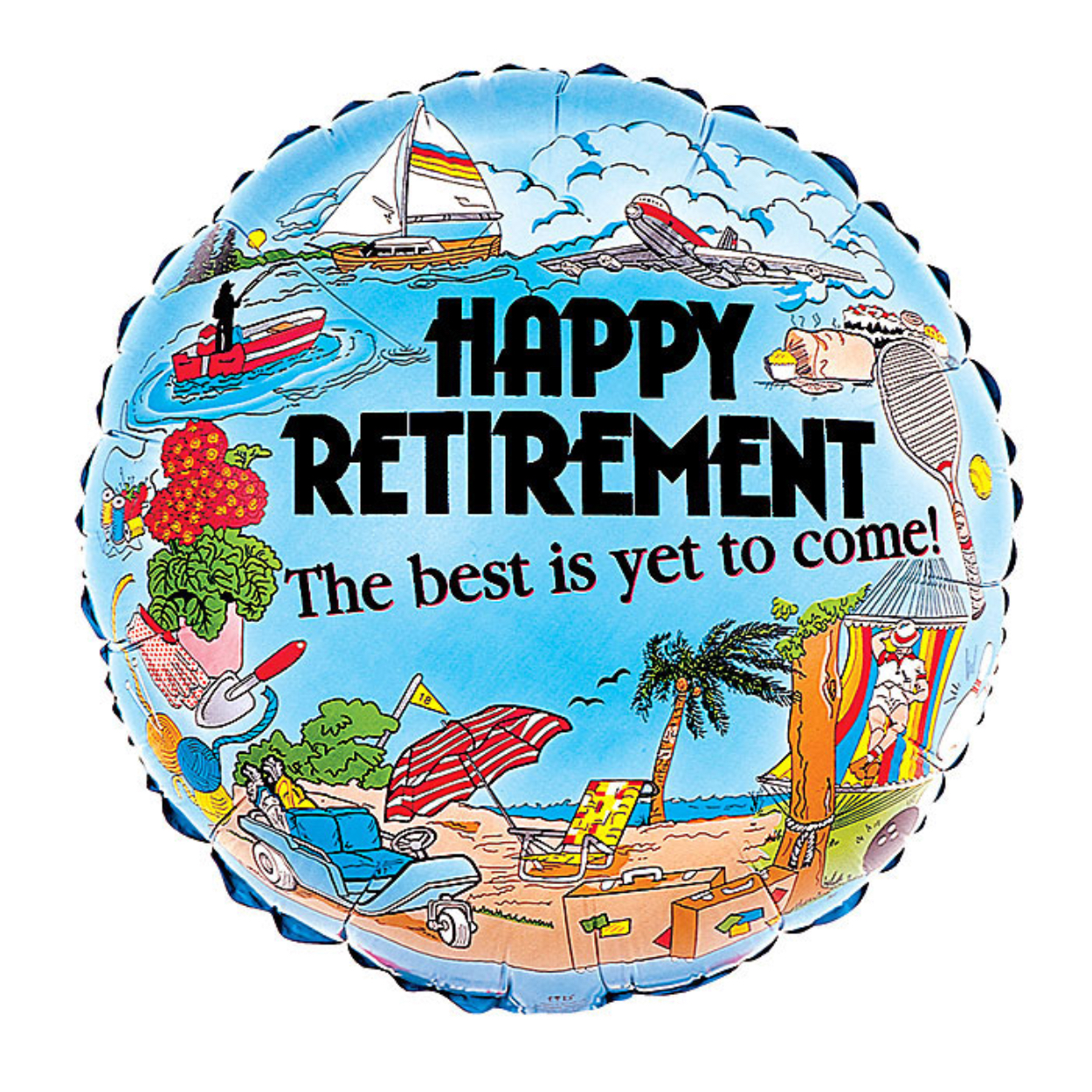 a614018_l-2.jpg 17"PKG HAPPY RETIREMENT BALLOON PKG. - Image 1