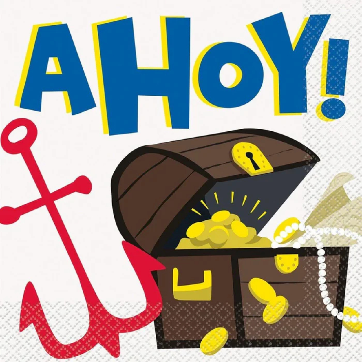 ahoypiratelunchnapkins16ct18702291product_700x700.jpg Ahoy Pirate Luncheon Napkins 16ct. - Image 1