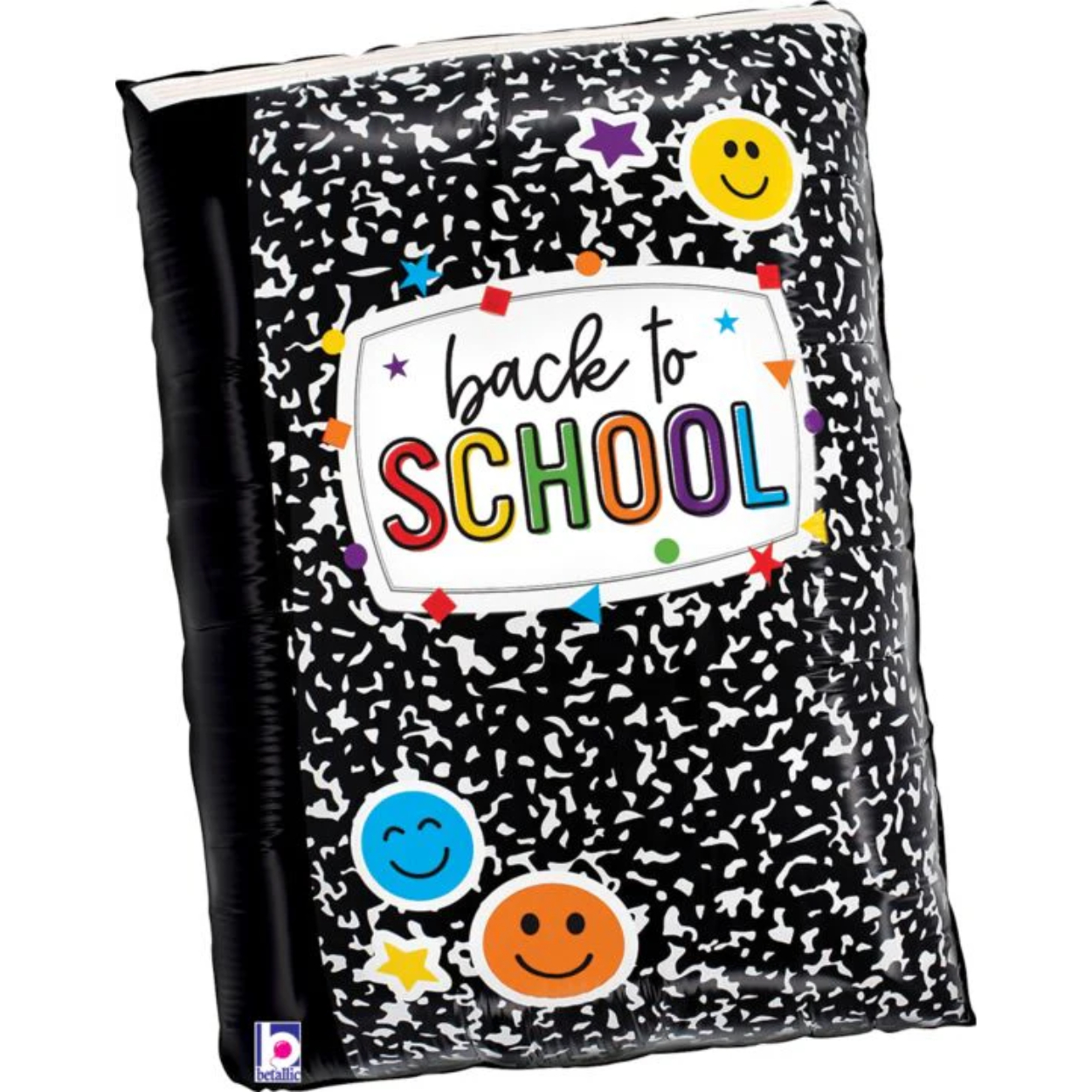 back-to-school-composition-book-25-inch-foil-balloon-instaballoons.jpg 25" Back to School Composition Book Balloon #402 - Image 1