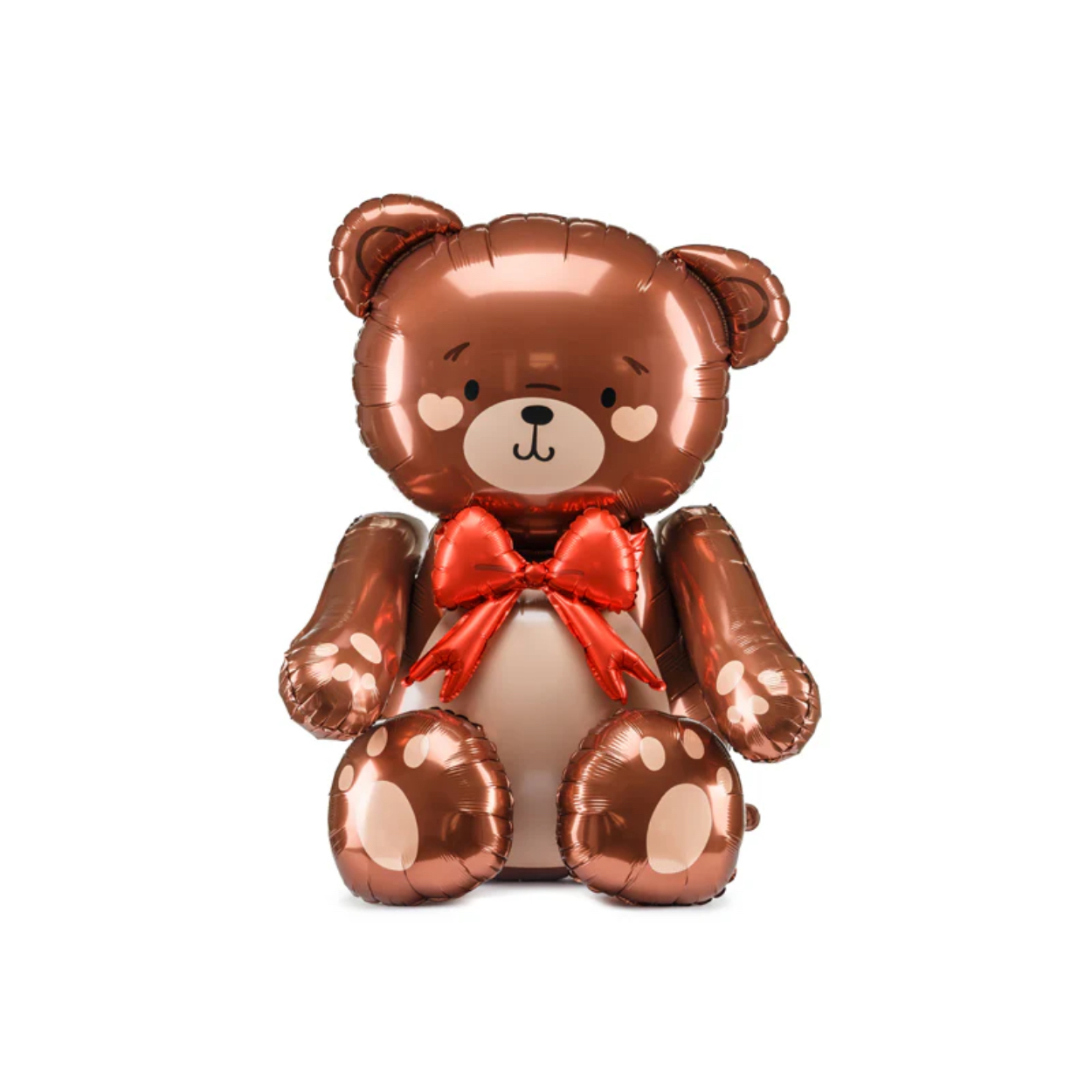 big_FB262_01_S-jpg.jpg STANDING FOIL BALLOON TEDDY BEAR (75X84CM) - Image 1