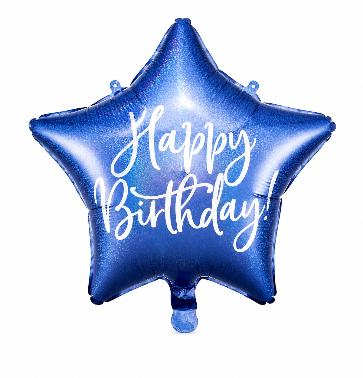18" Navy Blue Happy Birthday Foil Balloon