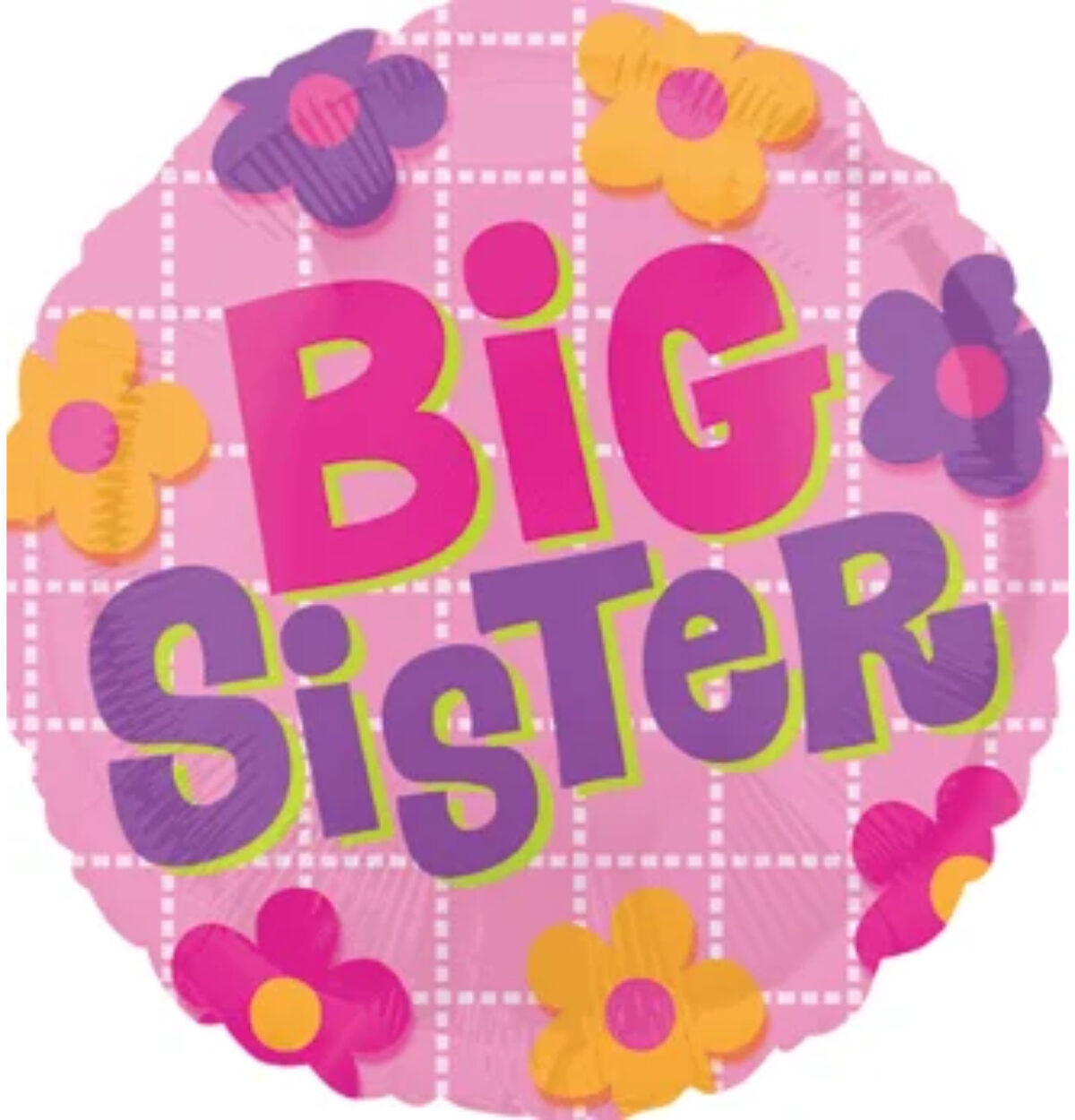 18" Big Sister Flowers Balloon #139