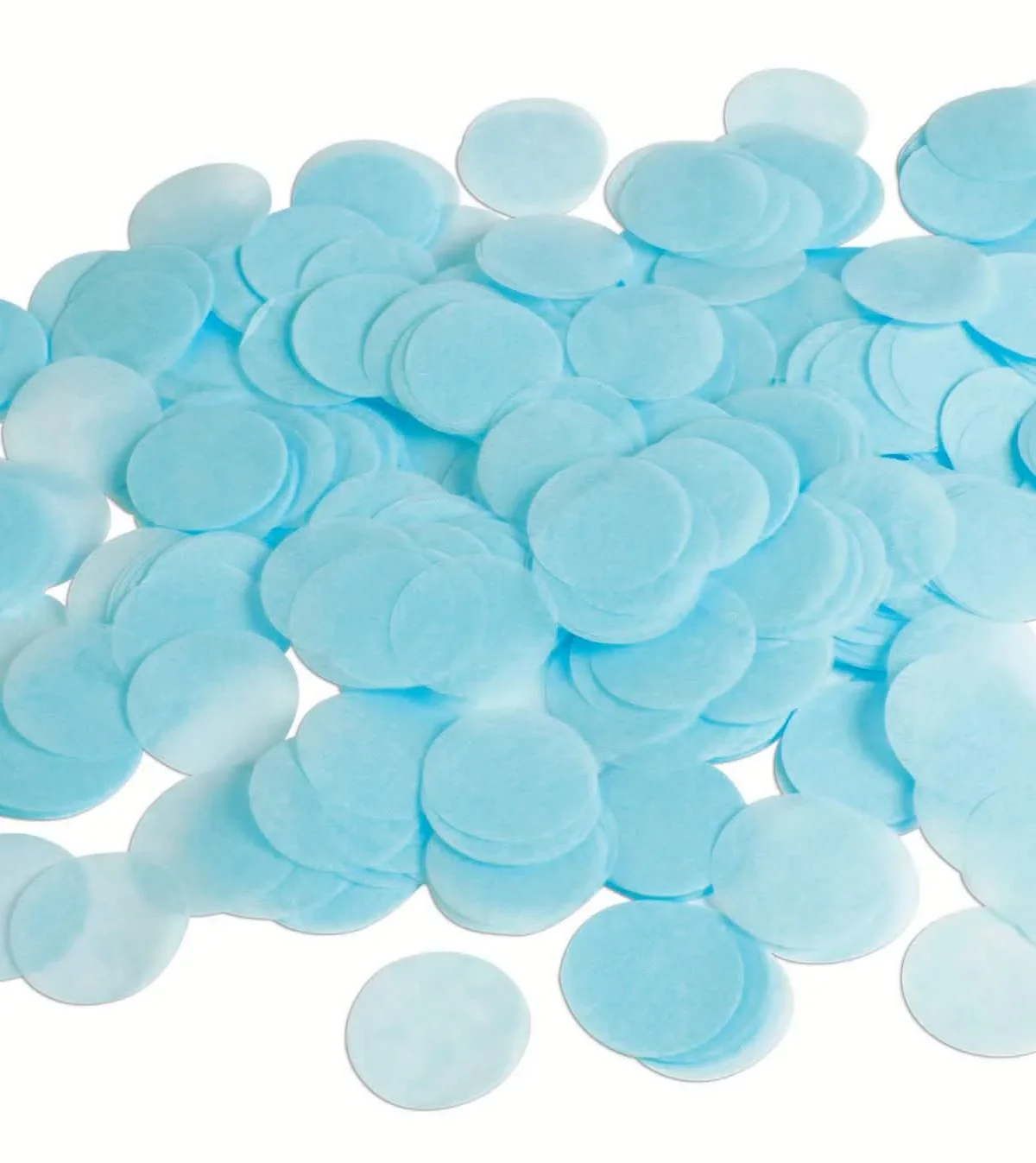Light Blue Paper Confetti Dots - 0.8 oz