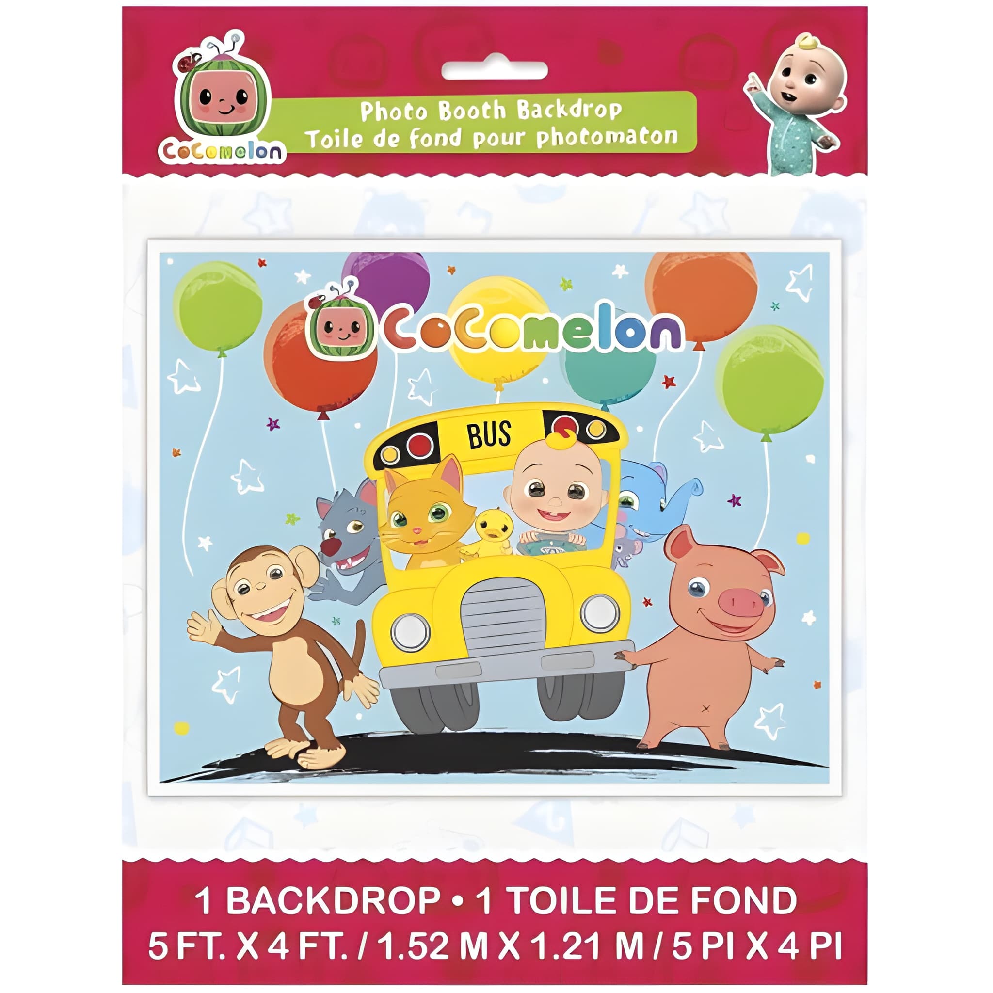d5teidqpawpjls3wcwal.jpeg Cocomelon Photo Booth Backdrop 60"x48" - Image 1