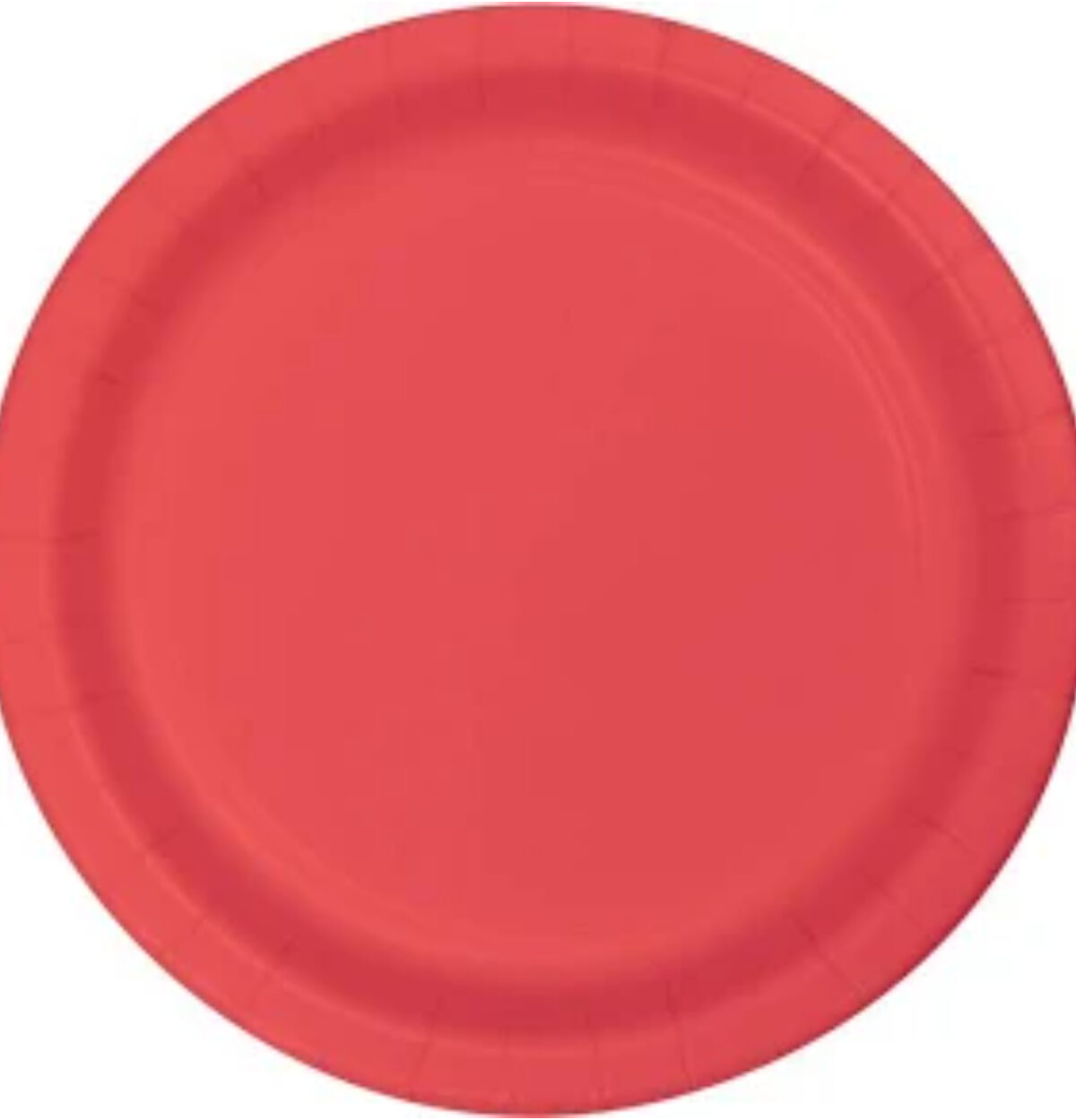 Coral 7" Paper Plates 24ct.