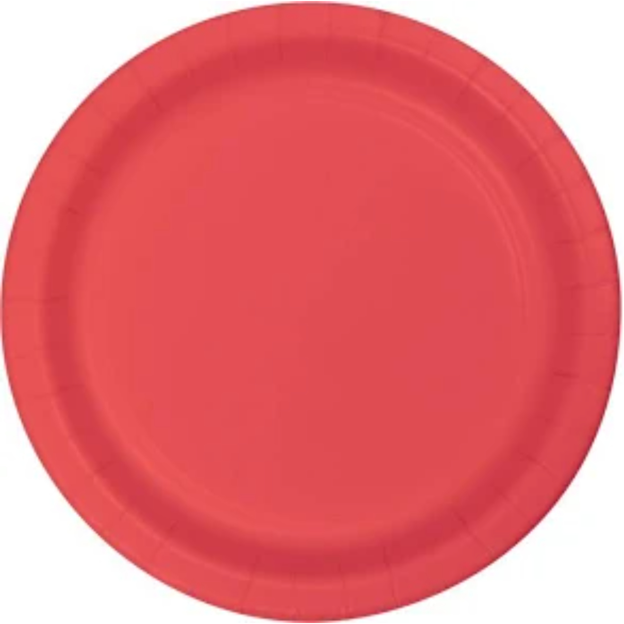 download-11.jpg Coral 7" Paper Plates 24ct. - Image 1