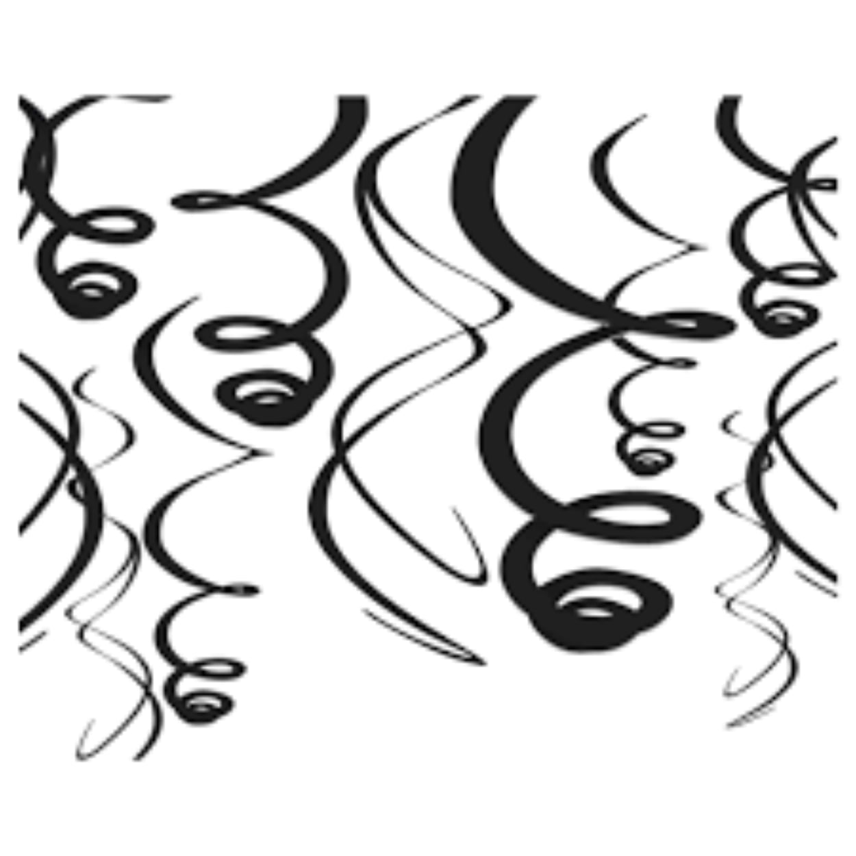 download-13.jpg Jet Black Plastic Swirl Decorations - Image 1