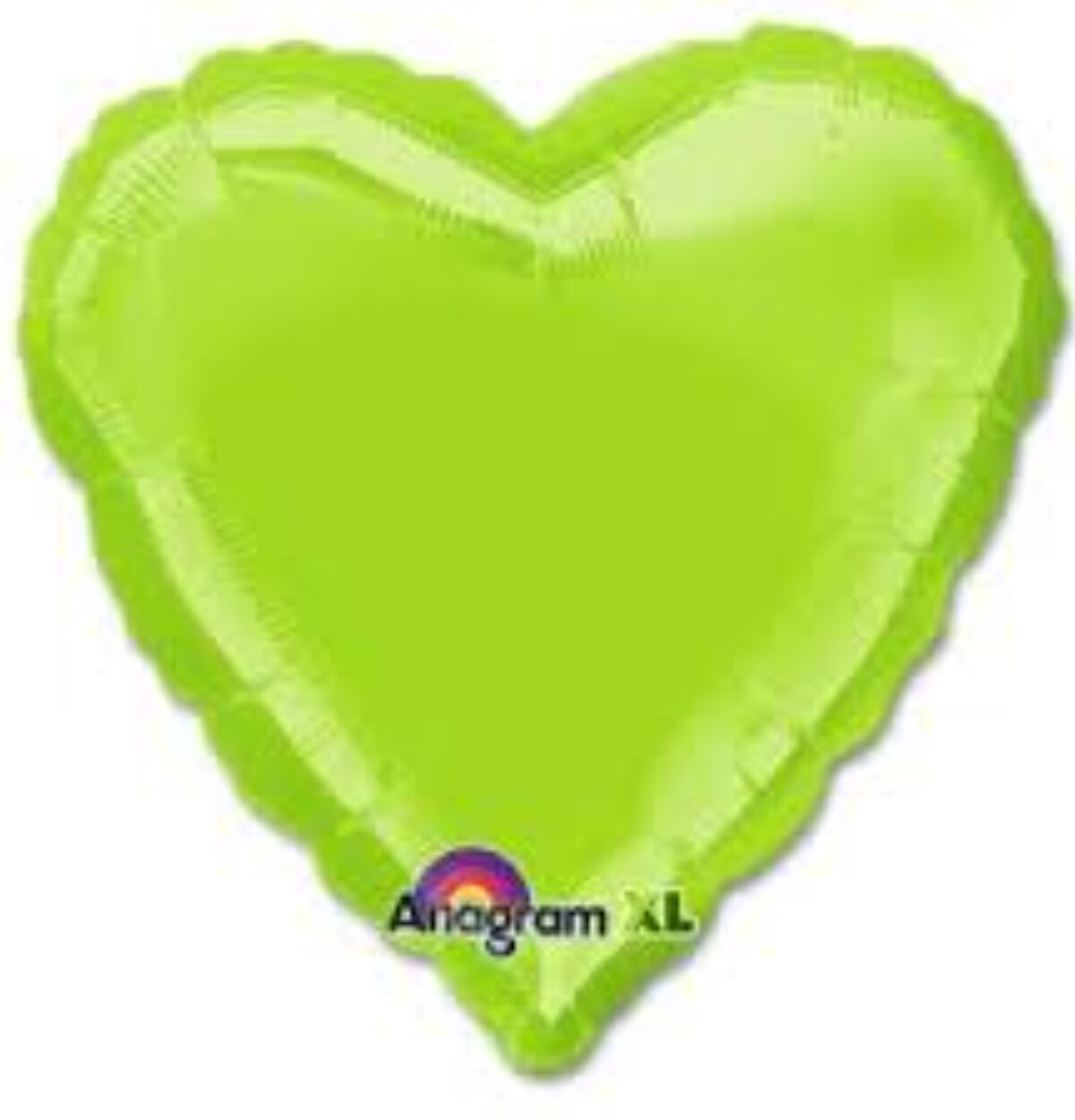 18" Lime Green Heart Balloon #810