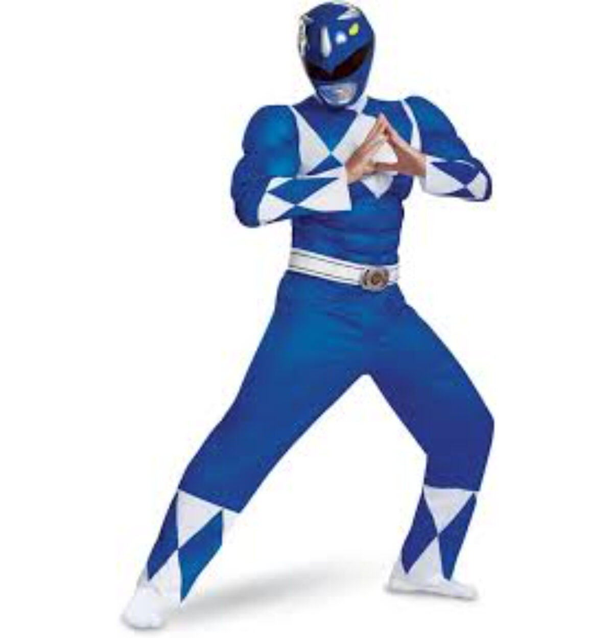 BLUE RANGER CLASSIC MUSCLE ADULT COSTUME XL 42 TO 46