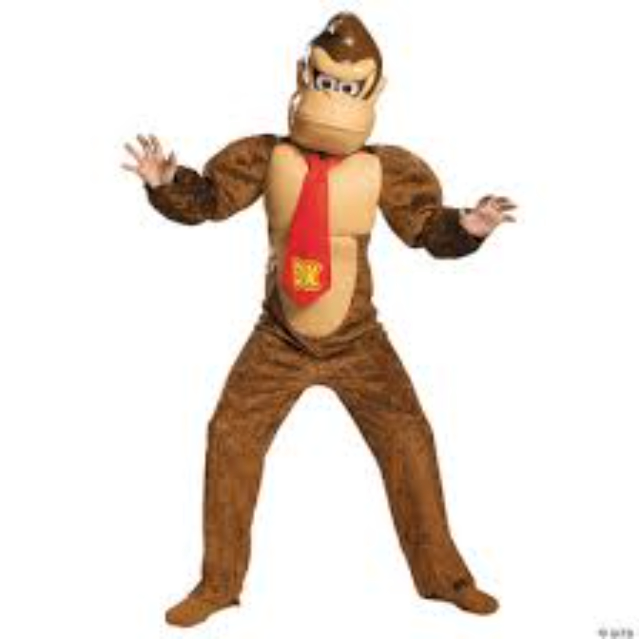 download-2026-06-08T164447-310.jpg Child Donkey Kong Deluxe 4-6 Costume - Image 1